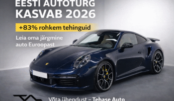 Eesti autoturu kasv 2026 – +83% rohkem tehinguid, premium auto stuudios, Tehase Auto teenus