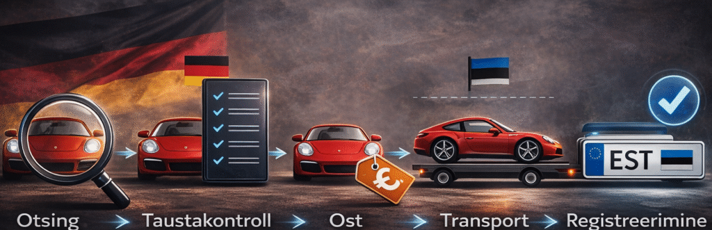 Auto toomine Saksamaalt ja Euroopast.
