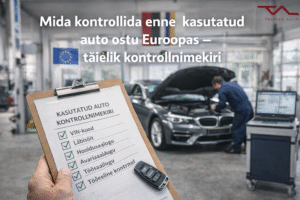 Tehase Auto aitab leida ja tuua sobiva sõiduki Euroopast ning pakub ka müügi- ja nõustamisteenust. www.tehaseauto.ee Ostueelnekontroll