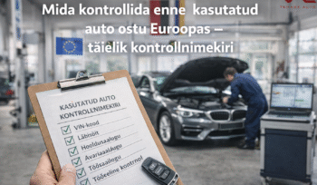 Tehase Auto aitab leida ja tuua sobiva sõiduki Euroopast ning pakub ka müügi- ja nõustamisteenust. www.tehaseauto.ee Ostueelnekontroll