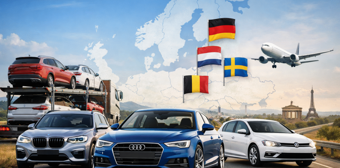 Autode tellimine Euroopast ja Saksamaalt